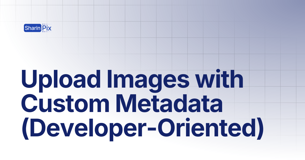 Upload Images with Custom Metadata (Developer-Oriented) | All Articles ...