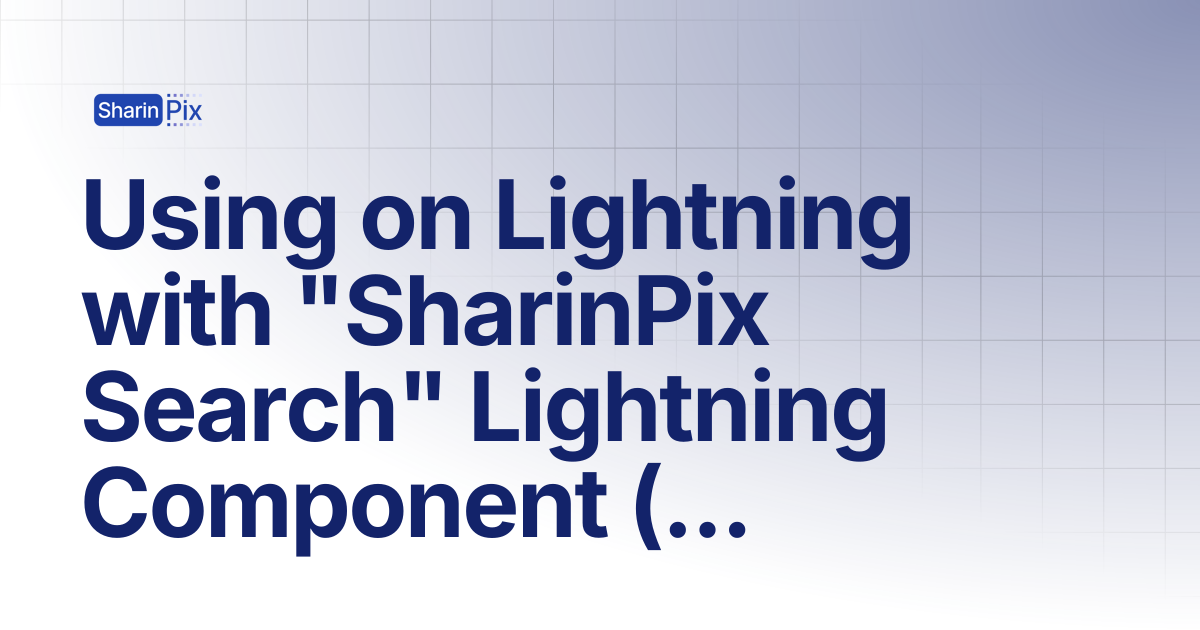 Using on Lightning with 